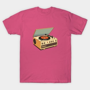 vintage Record Player T-Shirt